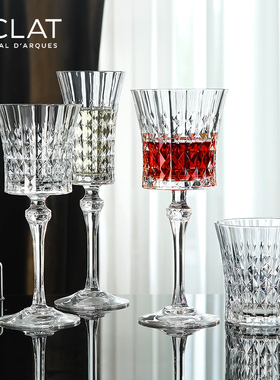 法国进口弓箭CDA 欧式水晶红酒杯家用复古奢华高脚香槟杯葡萄酒杯