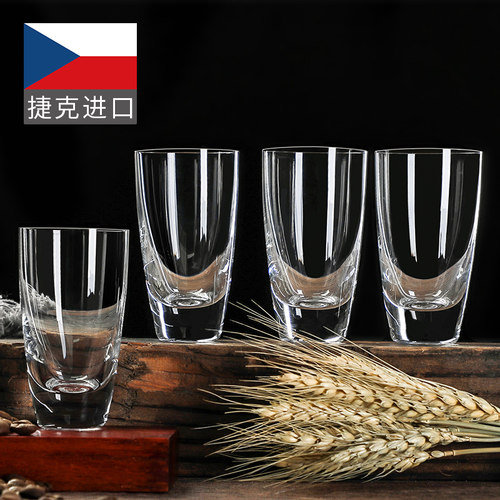 捷克进口水晶玻璃子弹杯吞杯家用