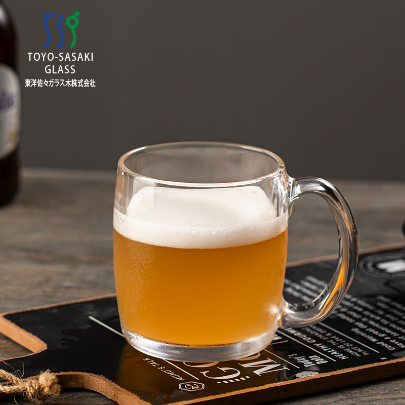 东洋佐佐木无铅玻璃啤酒杯