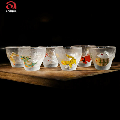 aderia手工十二生肖玻璃杯