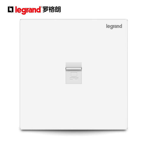 罗格朗86型网线网口插座面板