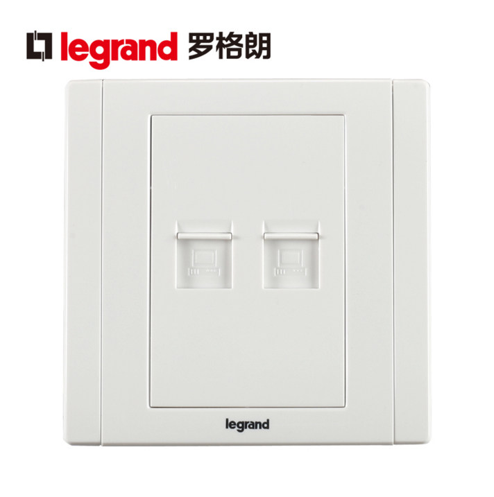 TCL罗格朗86型四口三口双口二位三位四位网络电话空面板不含模块