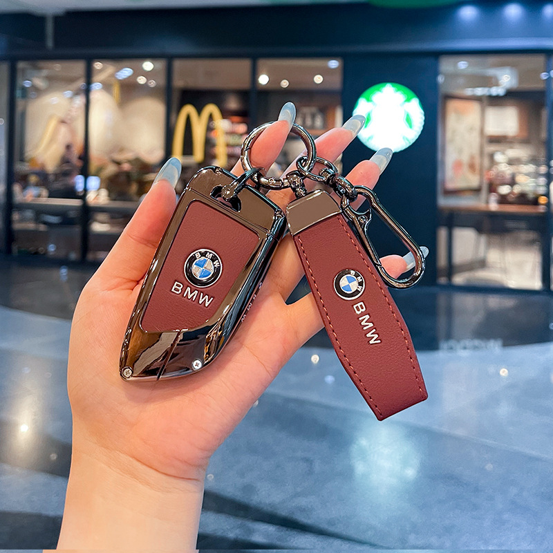 适用于宝马5系钥匙套530li三系325LI刀锋i3车ix3X1X2X3X4X5X6扣壳