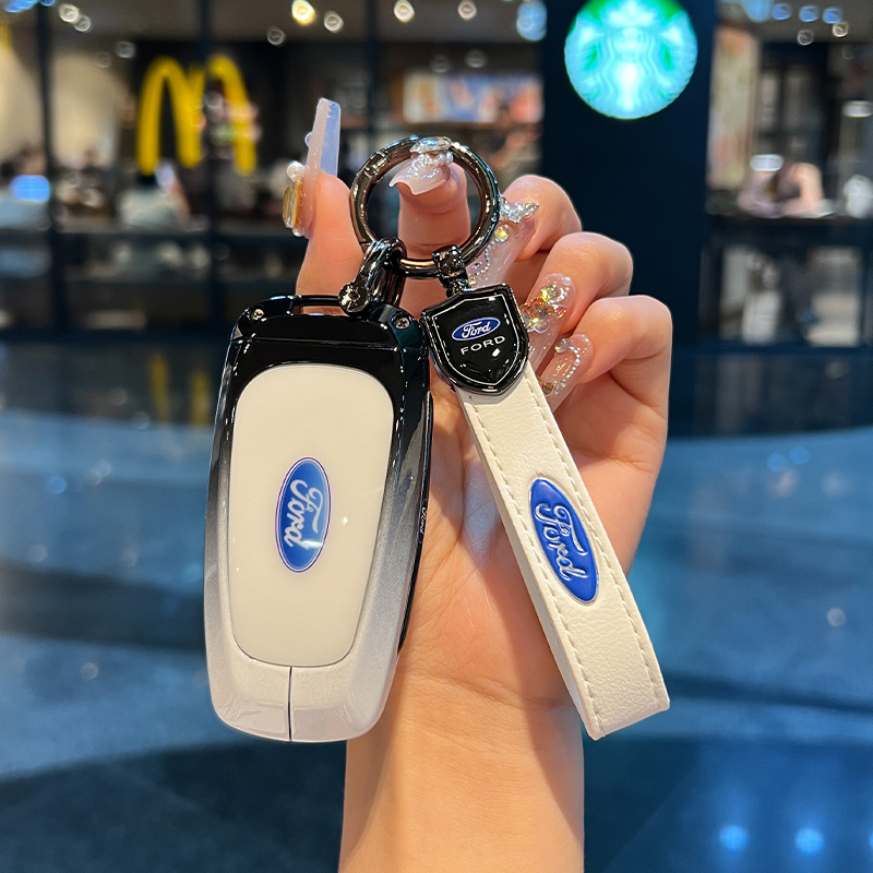 适用新款福特蒙迪欧钥匙套锐界探险者扣锐际撼路者壳福克斯F150包