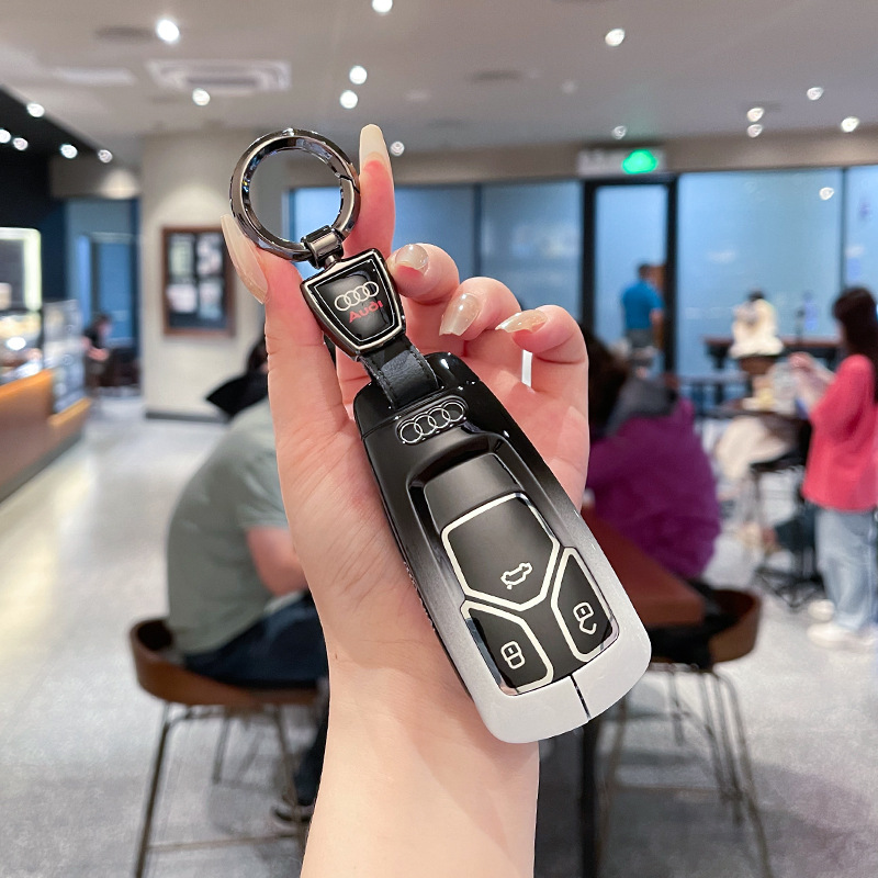 专用奥迪新A4L/Q5L钥匙套Q7汽车钥匙包A5保护壳A7扣A8L/A6L金属全