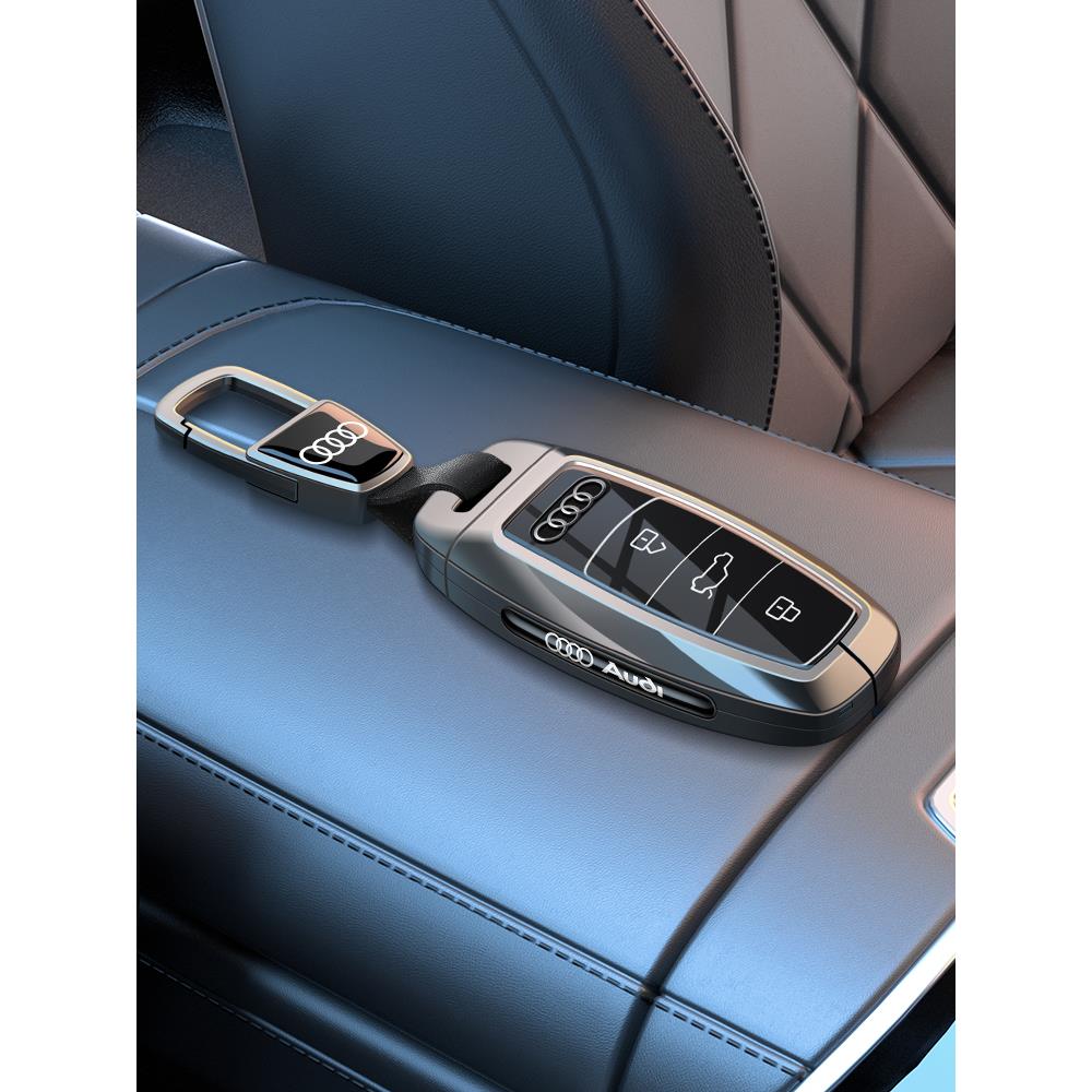 适用奥迪a6l钥匙套a3l/q7高级感a8l/q4etron/q8/a7汽车s8/s7男士