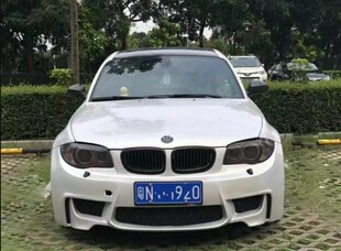 适用于宝马1系E87 E82 E88改装1m大包围前后杠侧裙160i 130i 120i