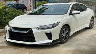 20-21款14代轩逸改装大小包围前后保险杠侧裙R免打孔尾翼后唇排气