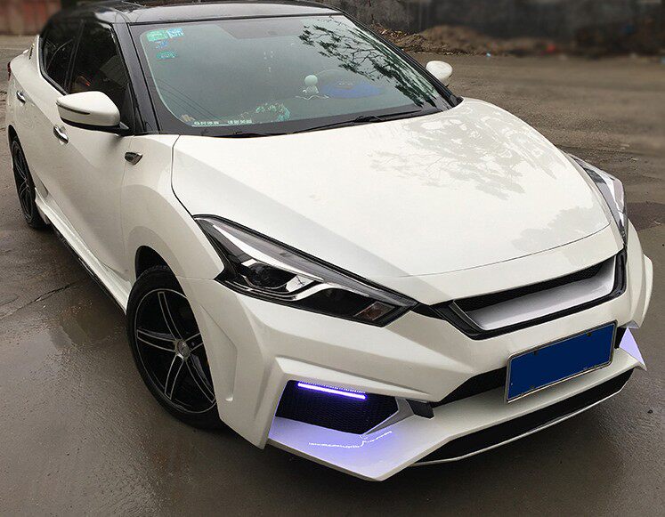 16-18蓝鸟大包围改装17蓝鸟前后保险杠侧裙加装小尾翼bluebird