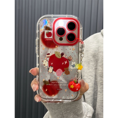 适用华为mate70pro红苹果手机壳