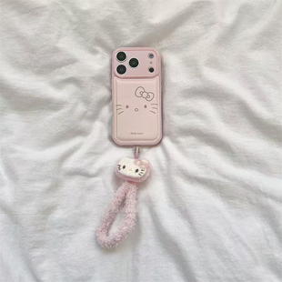 粉色小猫适用苹果17手机壳iphone16pro保护套女款华为nova14/p80/mate70秋冬小米17pro/reno15/x300/荣耀500