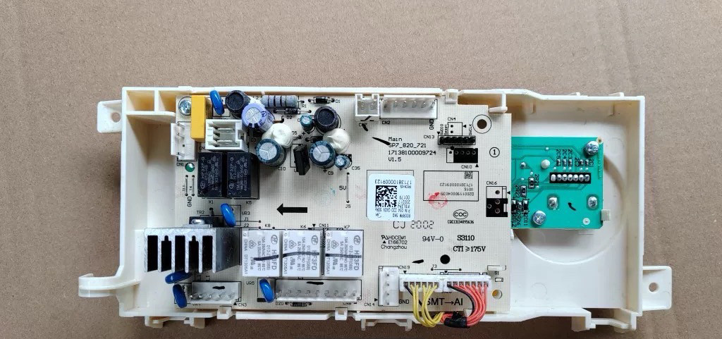 适用美的滚筒洗衣机MFE-50S电脑板控制电源主版17138100009123,电子元器件市场,PCB电路板/印刷线路板,淘宝优惠券,粉丝福利购,淘宝优惠卷