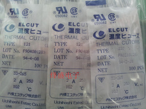 ELCUT  温度保险丝 2A 250V 102度
