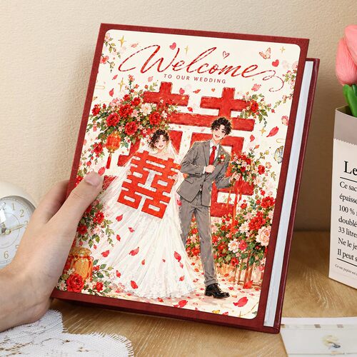 皮革结婚礼5寸6寸相册本跟拍礼物