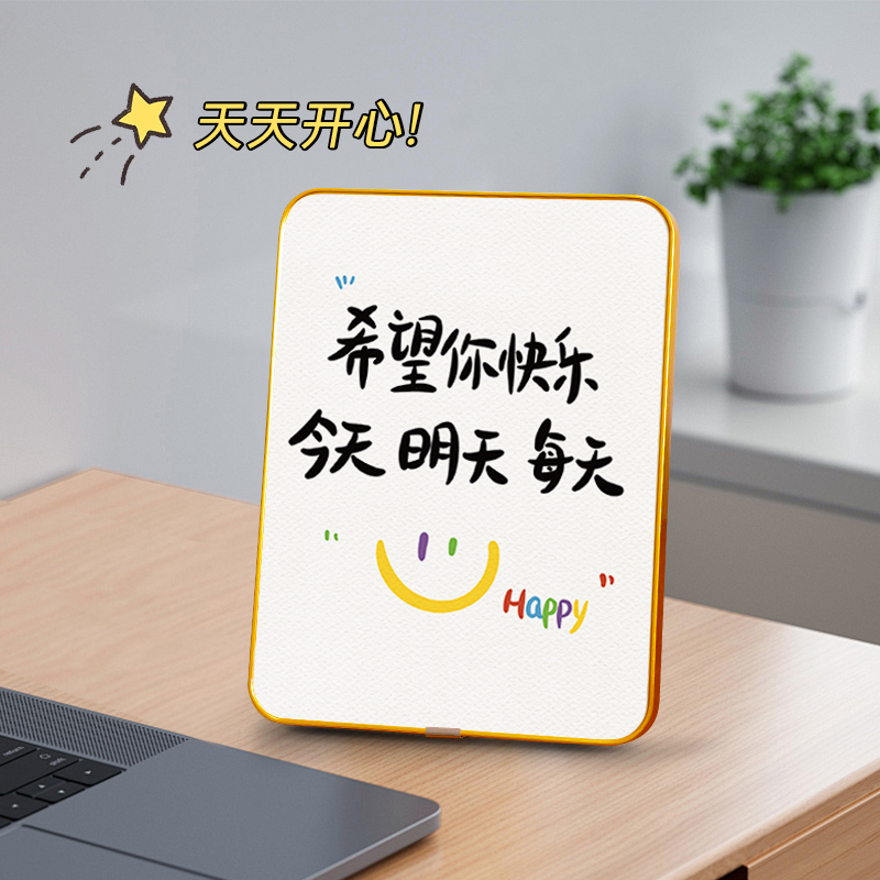 办公室桌面摆件高级感工位电脑装饰品送女生创意小众简约氛围布置