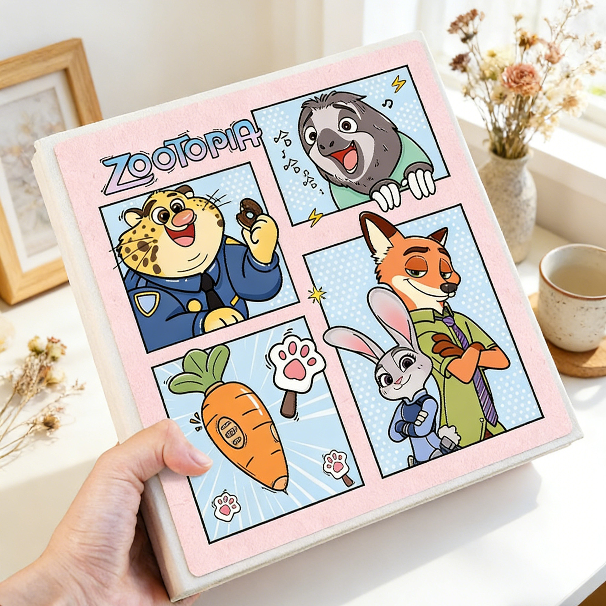 DIY自粘贴式相册本卡通覆膜纪念册3寸4567拍立得照片收纳影集相簿