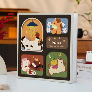 情侣恋爱纪念册相册本5寸6寸大容量旅行照片书相簿拍立得收纳影集