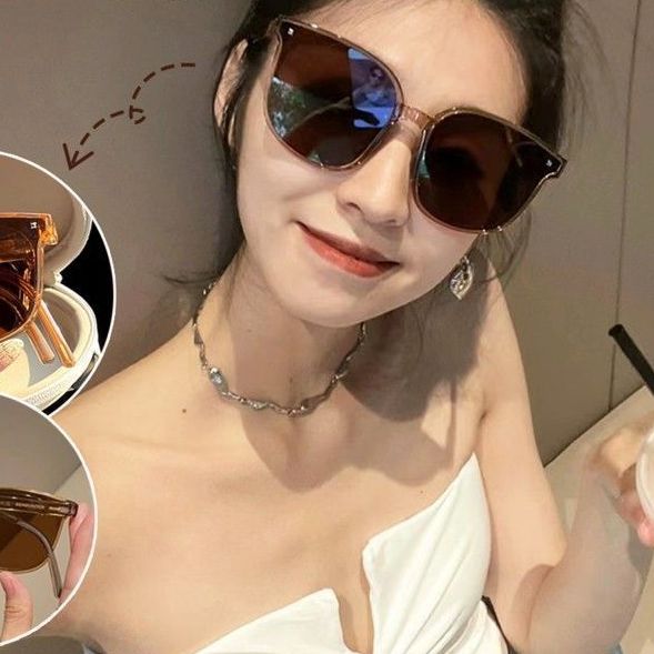 墨镜超轻开车专用可折叠式近视专用男女款套镜偏光太阳眼镜