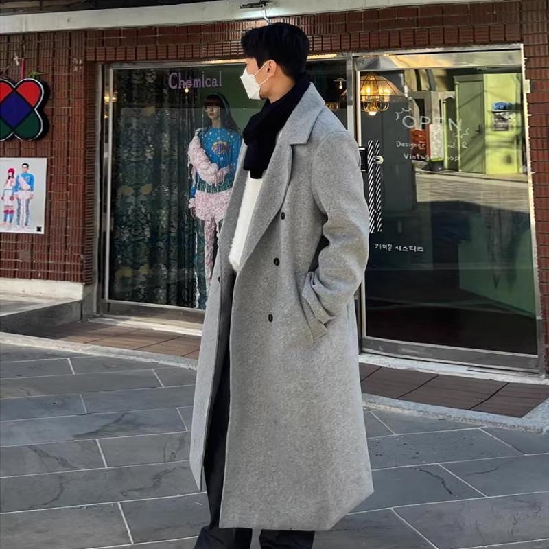 韩版潮流冬季毛呢大衣