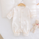 婴儿衣服春夏薄款 连体衣无骨哈衣爬服内衣秋 纯棉A类男女宝宝长袖