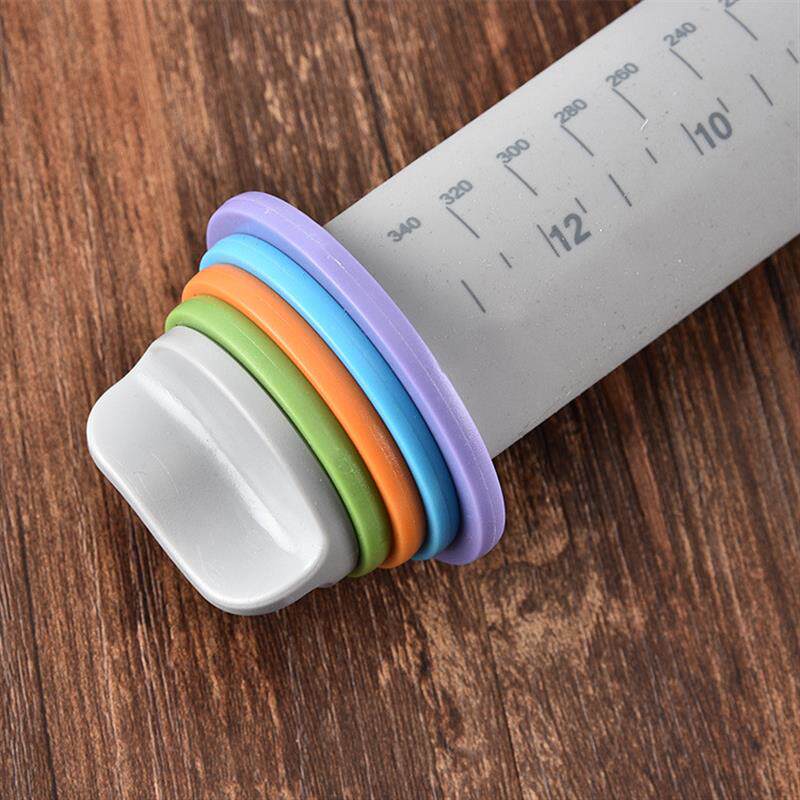 厂家直供硅胶棍粘调节厚度面粉擀面杖不可饺子面粉棒烘焙工具