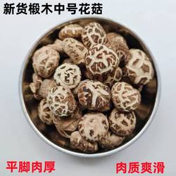 新货椴木花菇中号平脚爽口冬菇香菇香滑宜昌菇250g土特产干货