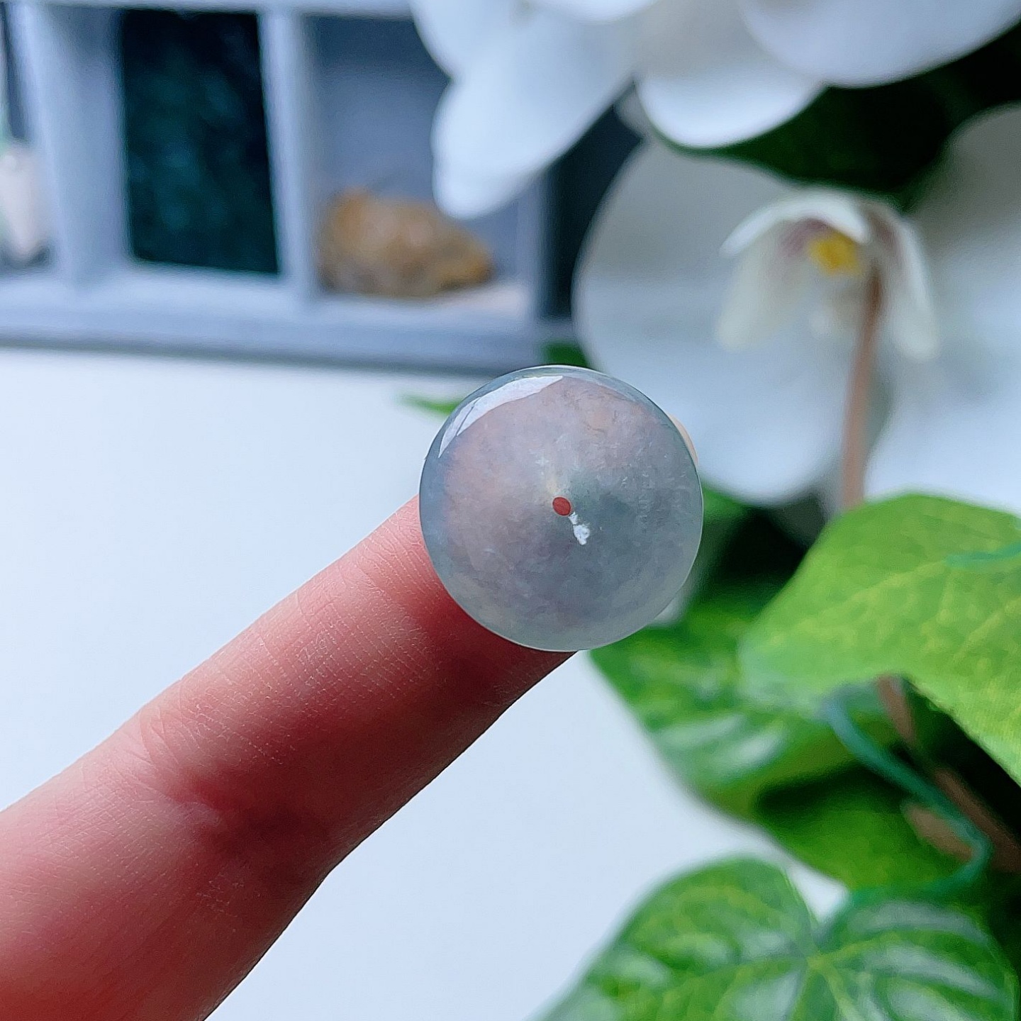 天然翡翠冰种小平安吊坠甜水绿