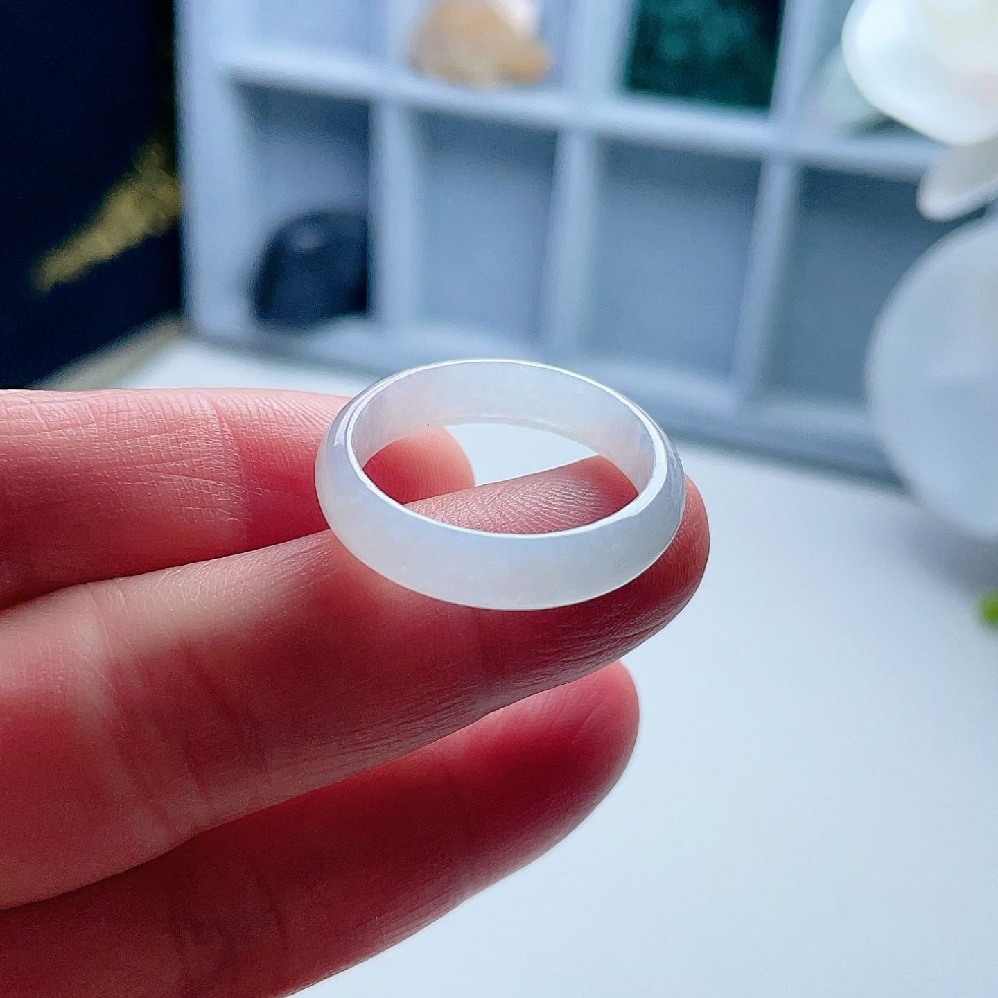 天然A货翡翠戒指乳白月光白21.2mm缅甸老坑玉指环意境儒雅清新26#,珠宝/钻石/翡翠,戒指/指环,淘宝优惠券,粉丝福利购,淘宝优惠卷