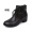 Black cotton boots