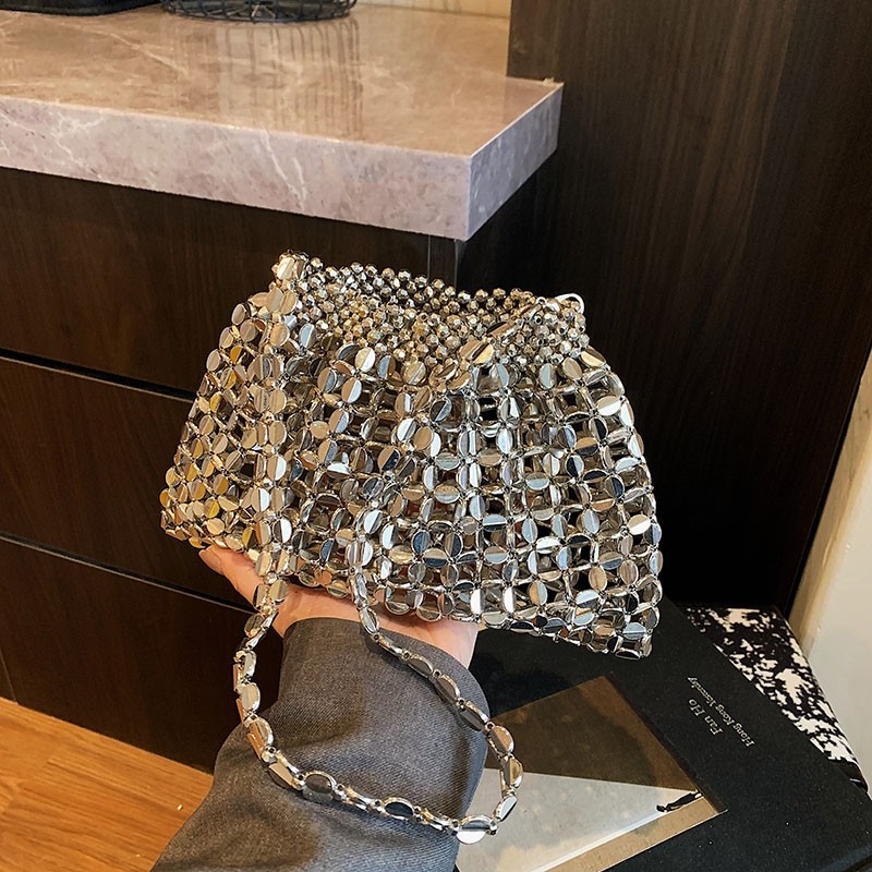 链条包女夏天韩版气质手提包单肩斜挎包包2025新款潮休闲包小包包