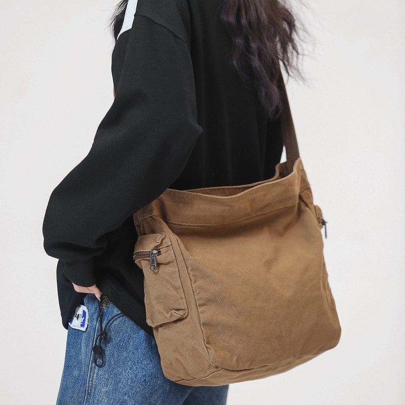 大容量托特包单肩包斜挎包时尚简约2024新款潮INS气质腋下包帆布,箱包皮具/热销女包/男包,时尚帆布包,淘宝优惠券,粉丝福利购,淘宝优惠卷