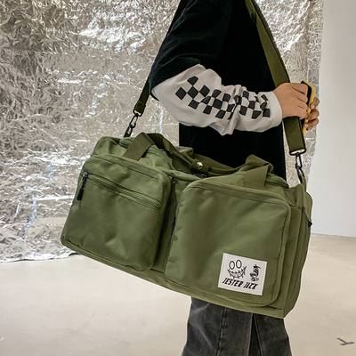 大容量旅行包男女同款手提包斜挎包多功能行李袋大包包2025新款潮