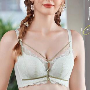 品牌店8515内衣无钢圈小胸显大聚拢性感蕾丝收副乳水晶伴侣文胸罩