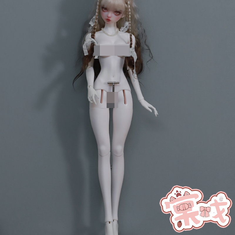 【棠戏BJD准现货】素体【强盛人形】4分 女体 奶糖体 小胸mia白