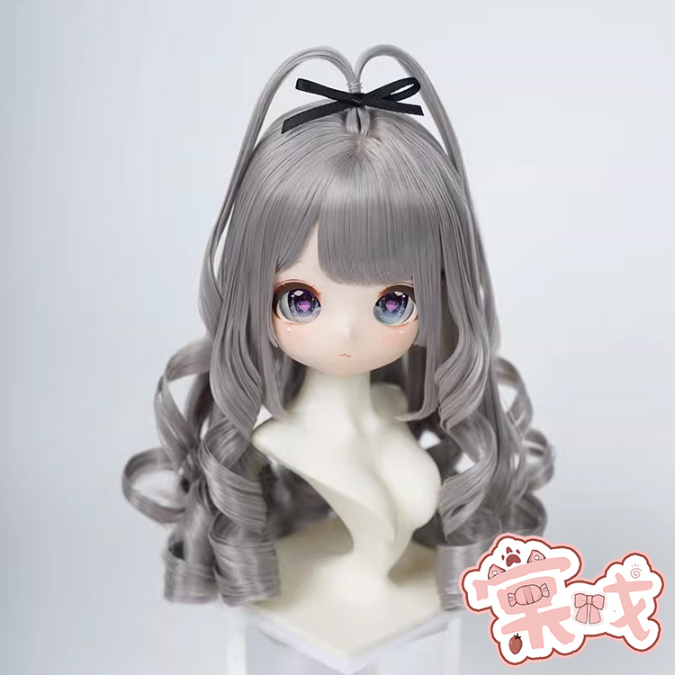 【棠戏BJD现货】假发3分【夙秀坊夙绣坊】奶油卷 二次元假毛 软丝