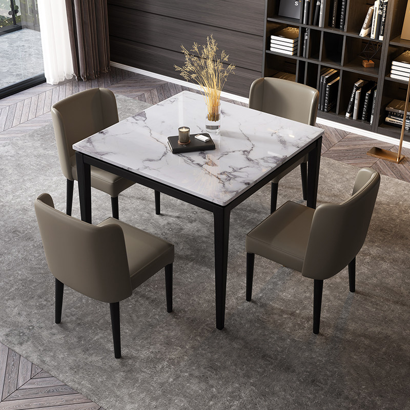 北欧大理石餐桌正方形家用实木餐桌椅组合网红4人吃饭四方小桌子|msdalam kategori perabot kediaman, of Tables, 餐桌（新）, 大理石餐桌 - dari Buy2taobao.com untuk memberikan perkhidmatan ejen Taobao profesional membeli