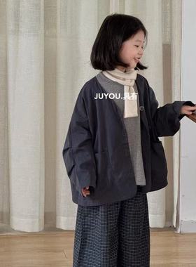 25-【秋】with-格子直筒休闲裤 81065