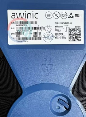 【初芯电子】 AW87390FCR 封装FCQFN-16 丝印SSB0 音频功率放大器