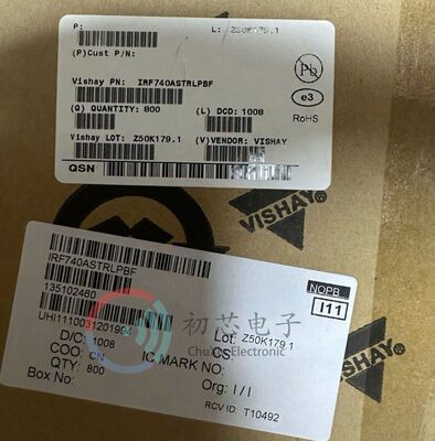 【初芯电子】 IRF740ASTRLPBF 封装TO-263  MOS场效应管400V 10A
