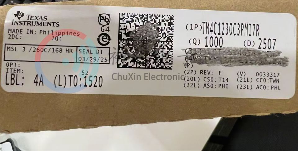 【初芯电子】全新原装 TM4C1230C3PMI7R  QFP64  32位微控制器MCU