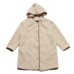 小女森女童冬款羊羔毛外套儿童高级感加厚毛绒大衣大童女装中长款