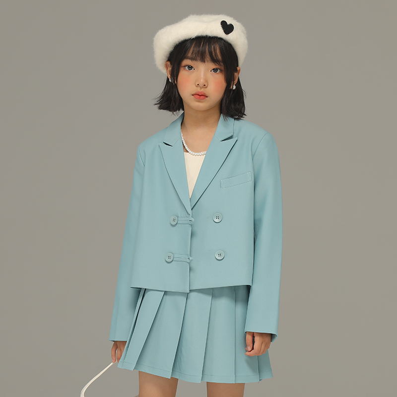 小女森短款西装外套春秋