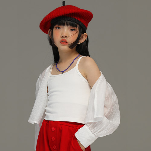 小女森吊带背心夏季休闲打底