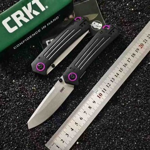 CRKT7115折叠刀户外露营便携式水果刀野营随身小直刀