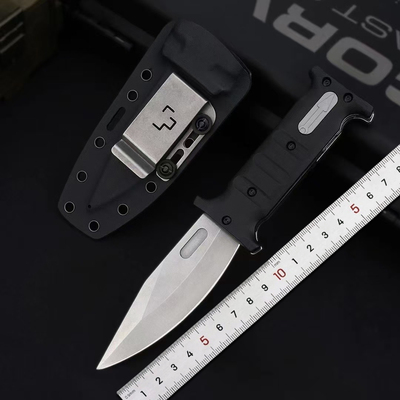 博克延展型户外折叠高硬度D2钢野营工具刀