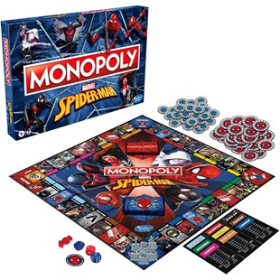 蜘蛛侠 孩之宝 漫威大富翁 spider 地产大亨 man Monopoly Hasbro