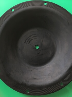 3寸M30马拉松隔膜泵配件,黑色盯晴橡胶膜片286-098-365外径400MM