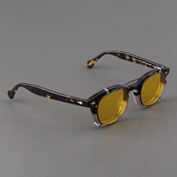 52 Увеличьте прозрачную цветовую раму размера, черный зажим поляризованной желтой линзы