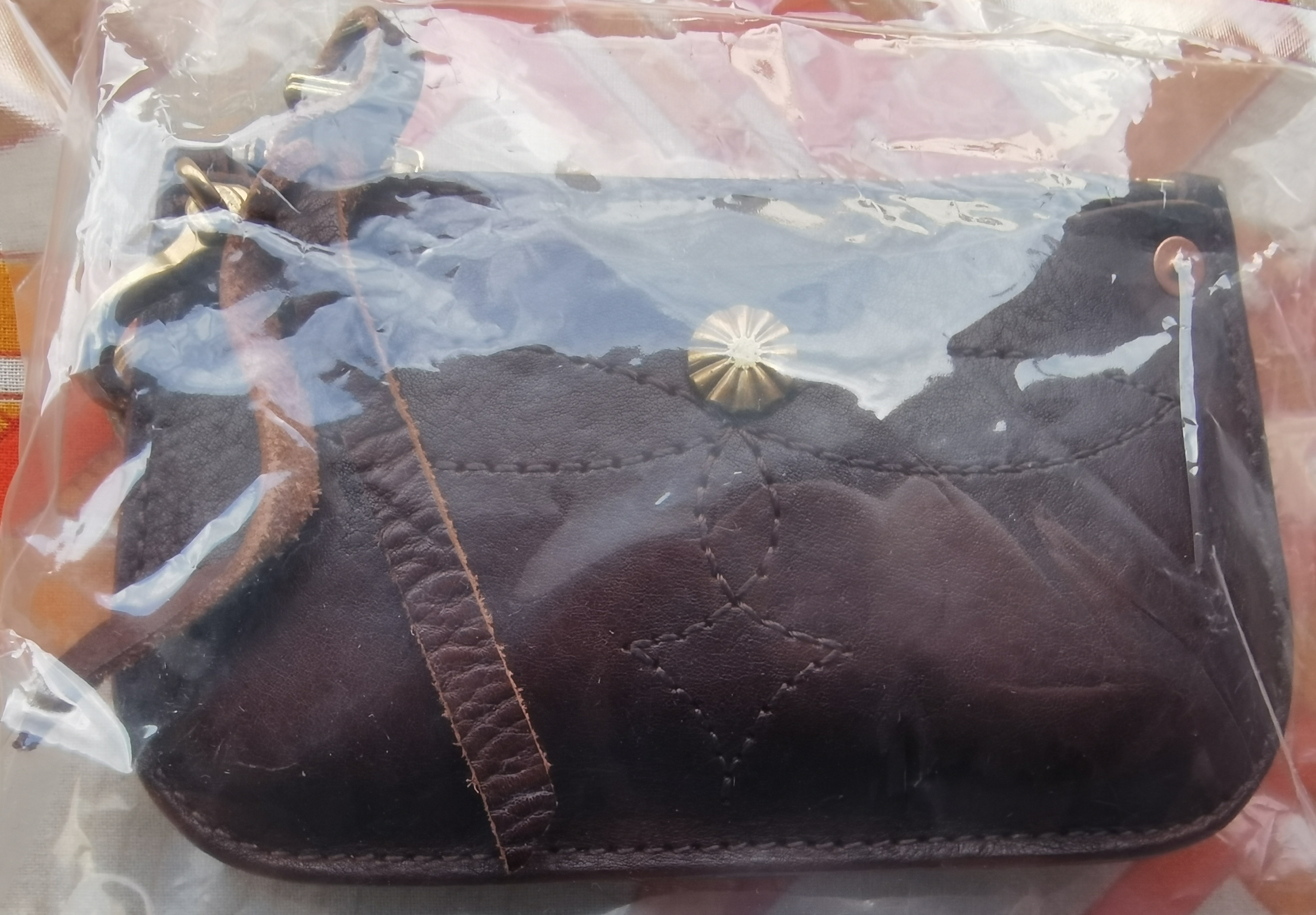 制道手工皮具全植鞣头层牛皮硬皮重水洗零钱包卡包证件包15*9.5