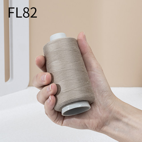 浅燕麦色402家用高速老式缝纫线